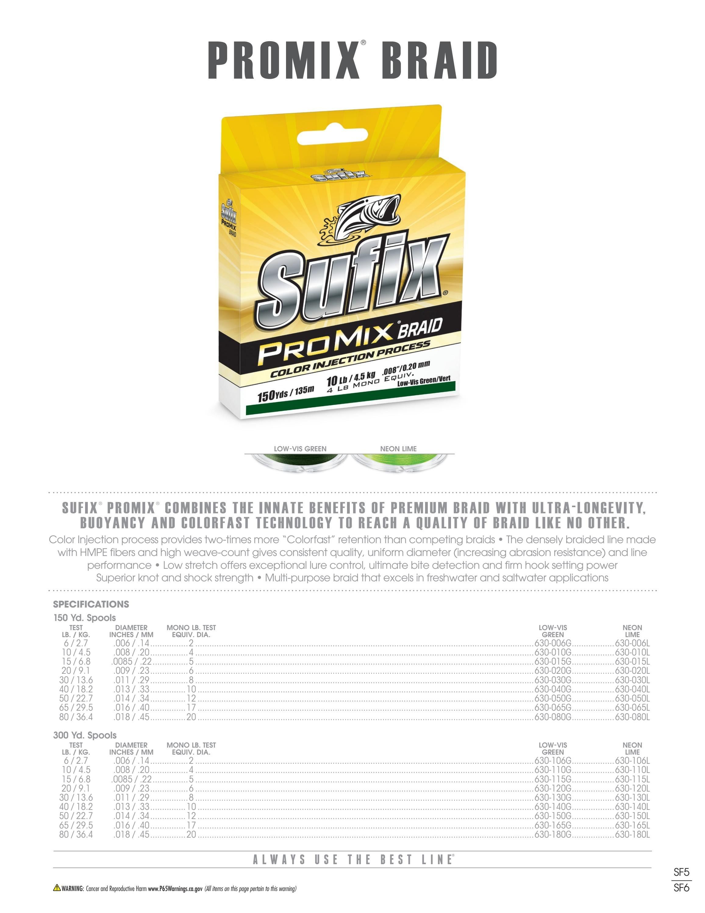 Sufix Fishing Line Catalog Weekly Ad January 1 - December 31, 2026