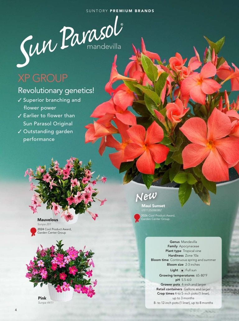 Suntory Flowers Flowers Catalog Weekly Ad August 1, 2026 - December 31, 2027