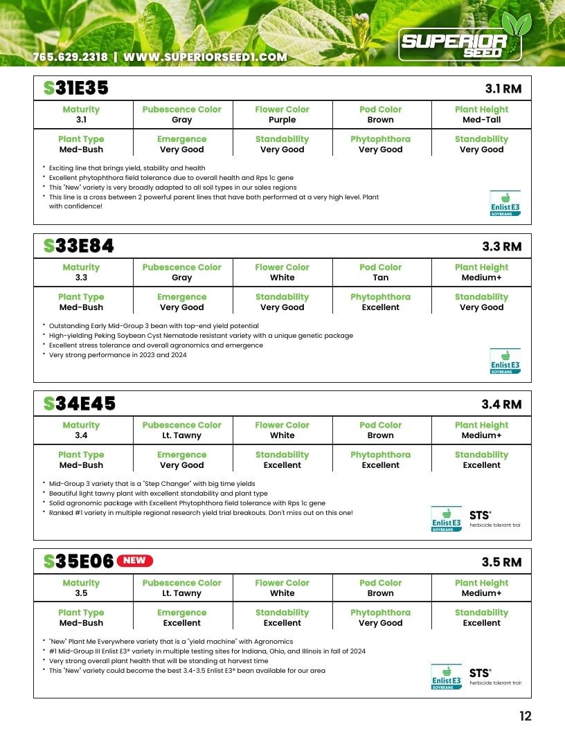 Superior Seed Seed Product Guide Weekly Ad January 1 - December 31, 2026