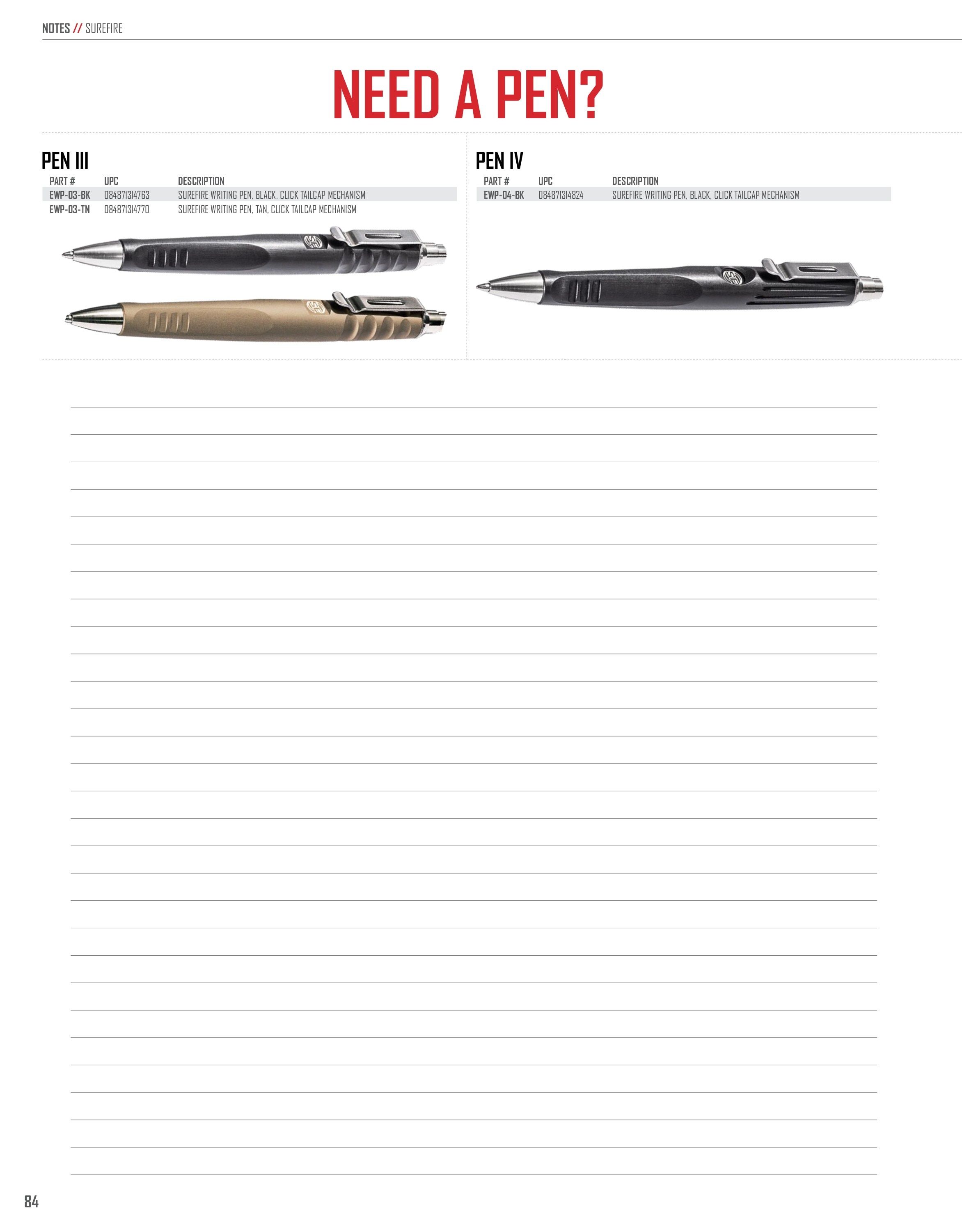 SureFire Lighting Products Catalog Weekly Ad January 1 - December 31, 2026