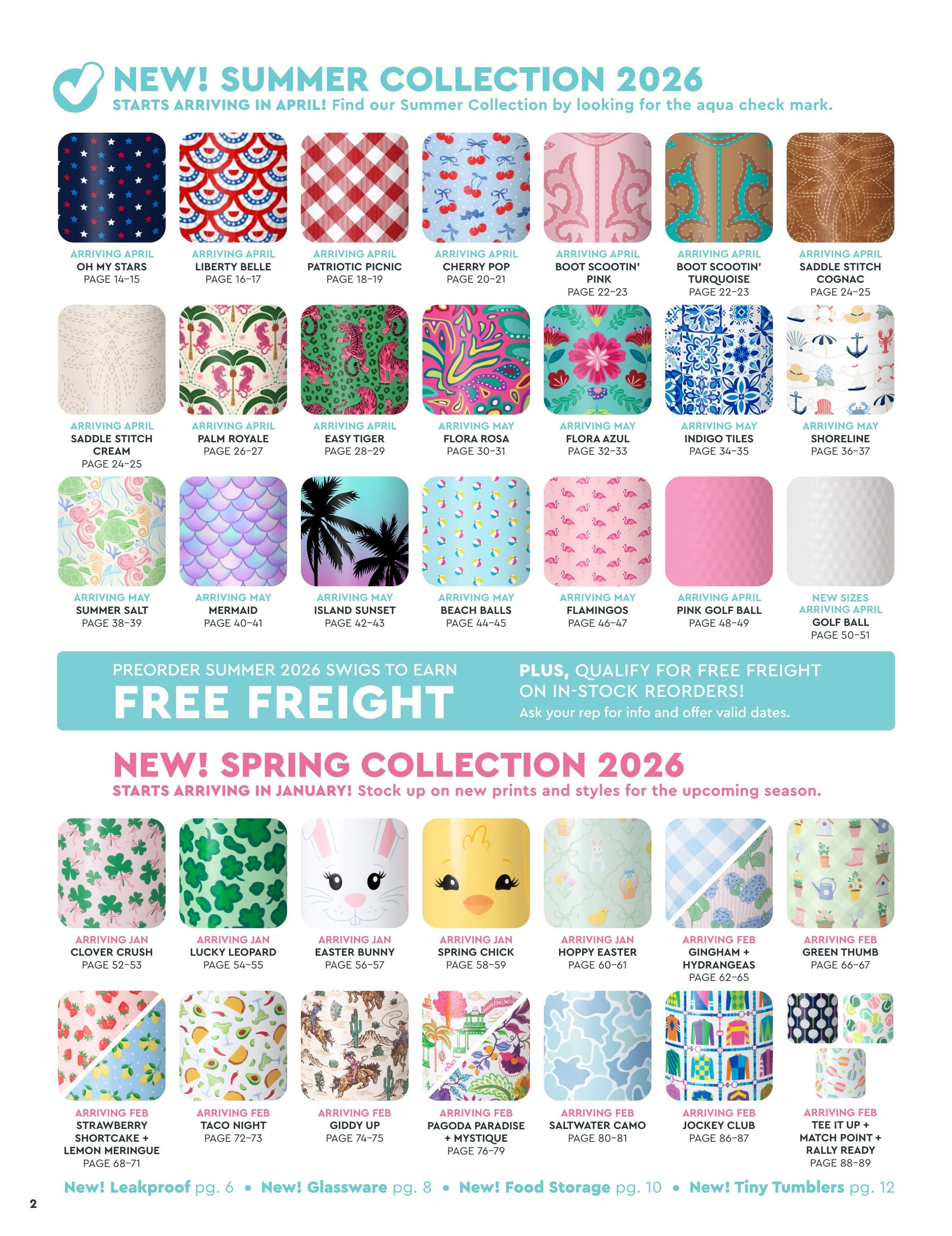 Swig Life Summer Drinkware Catalog Weekly Ad January 1 - December 31, 2026