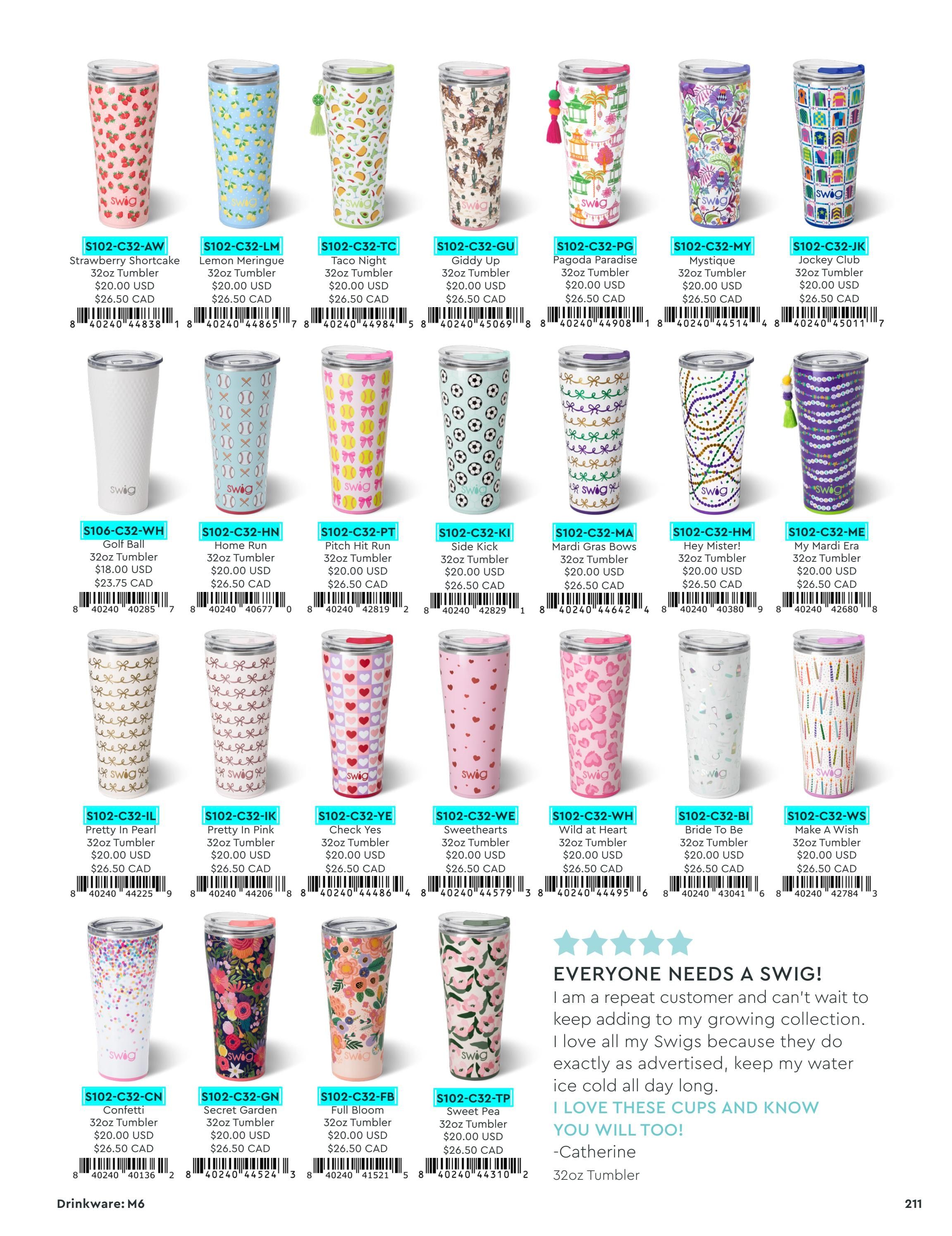 Swig Life Summer Drinkware Catalog Weekly Ad January 1 - December 31, 2026