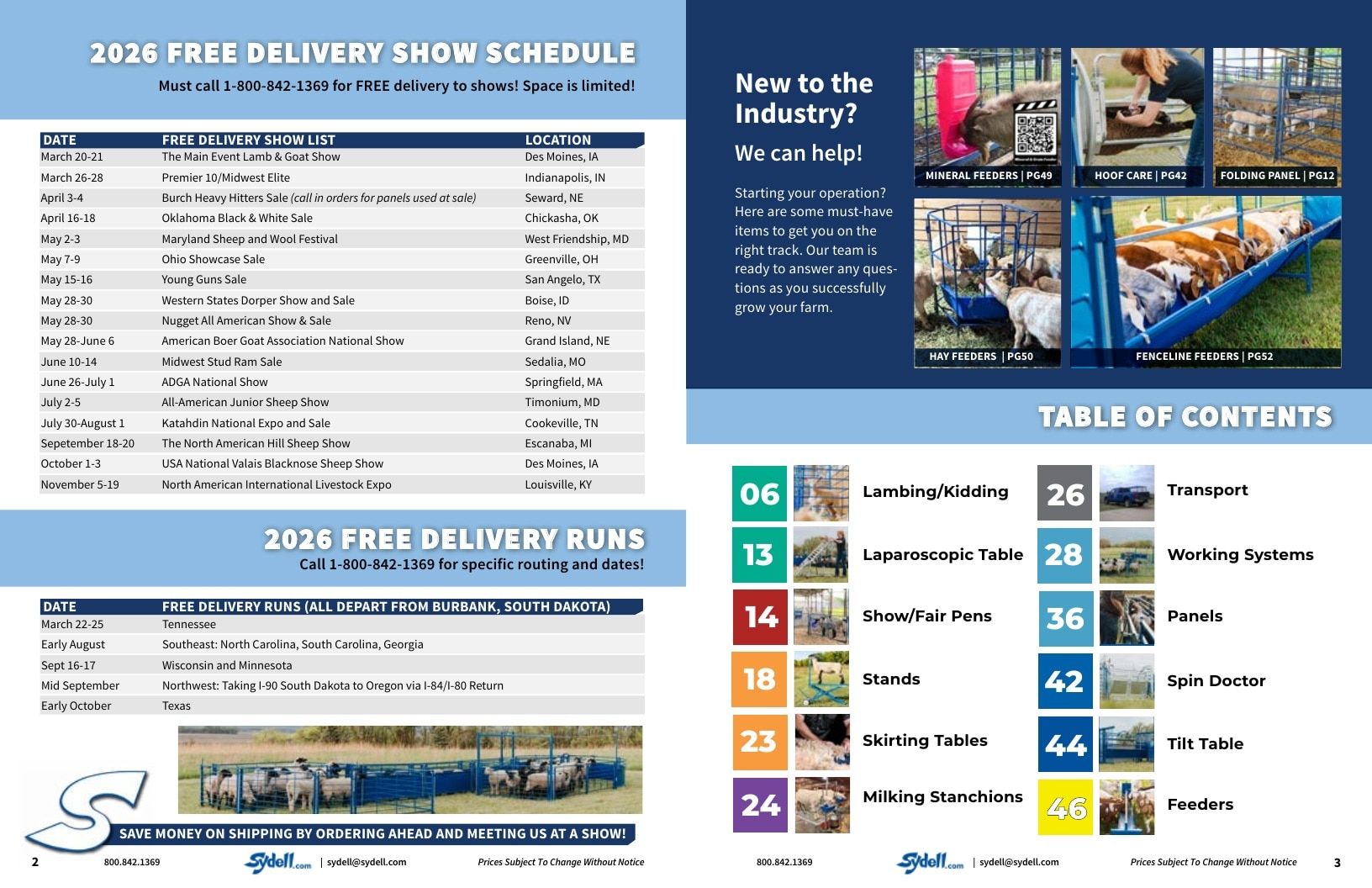Sydell Livestock Equipment Catalog Weekly Ad January 1 - December 31, 2026