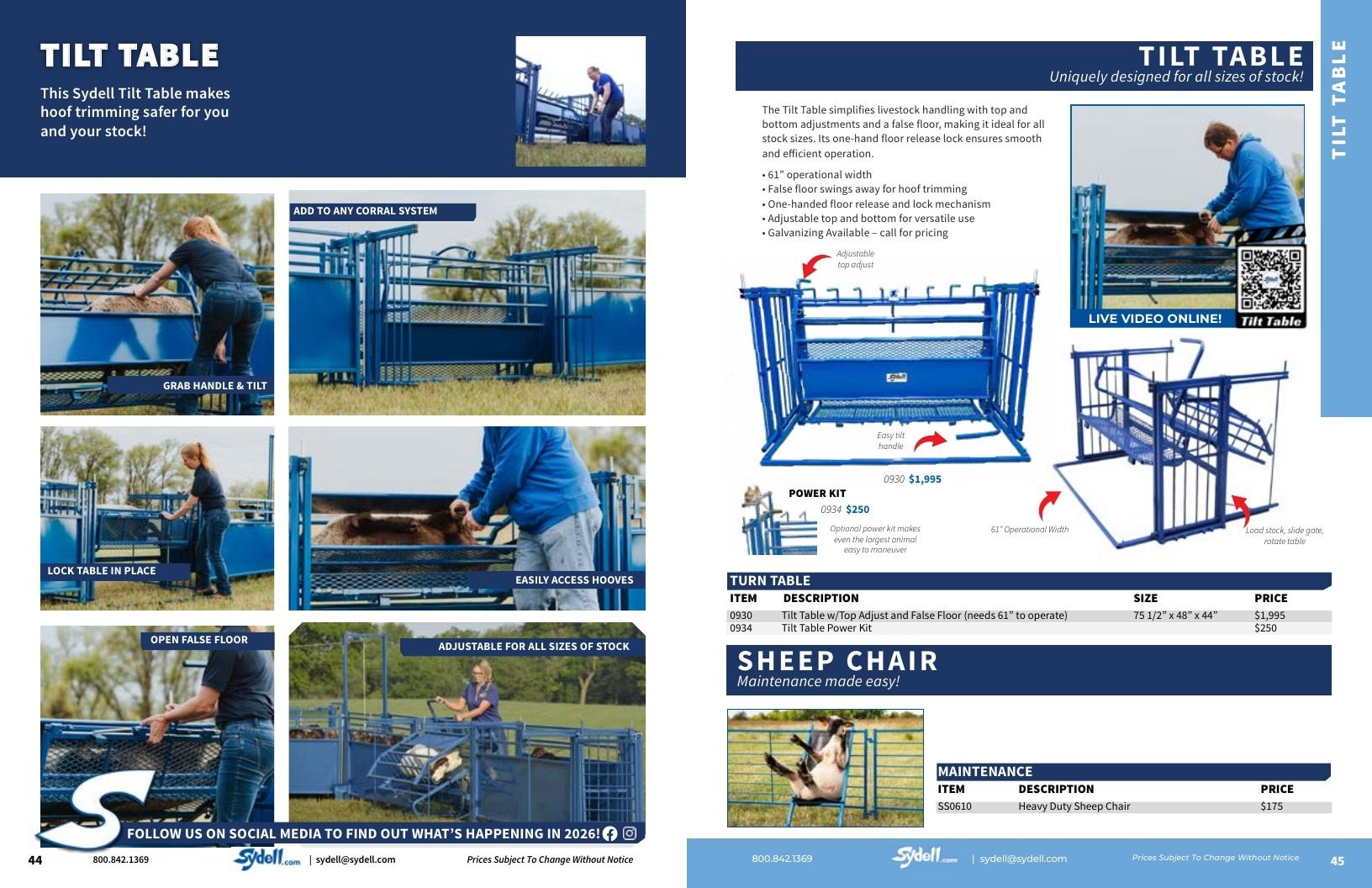 Sydell Livestock Equipment Catalog Weekly Ad January 1 - December 31, 2026