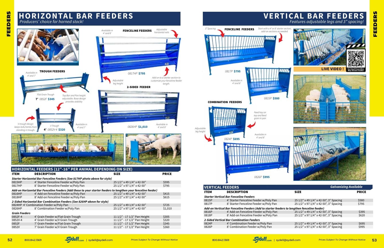 Sydell Livestock Equipment Catalog Weekly Ad January 1 - December 31, 2026