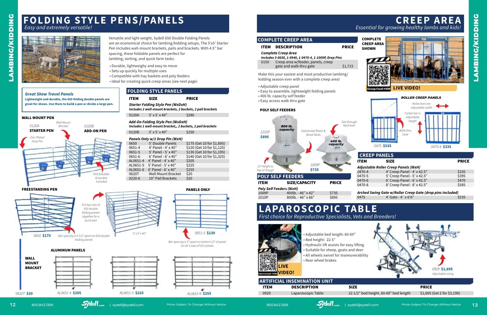 Sydell Livestock Equipment Catalog Weekly Ad January 1 - December 31, 2026