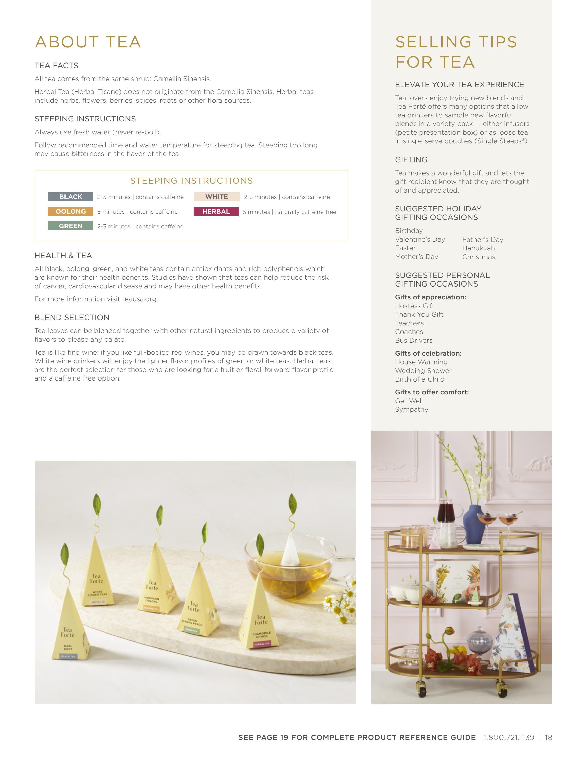 Tea Forté Tea Catalog Weekly Ad January 1 - December 31, 2026