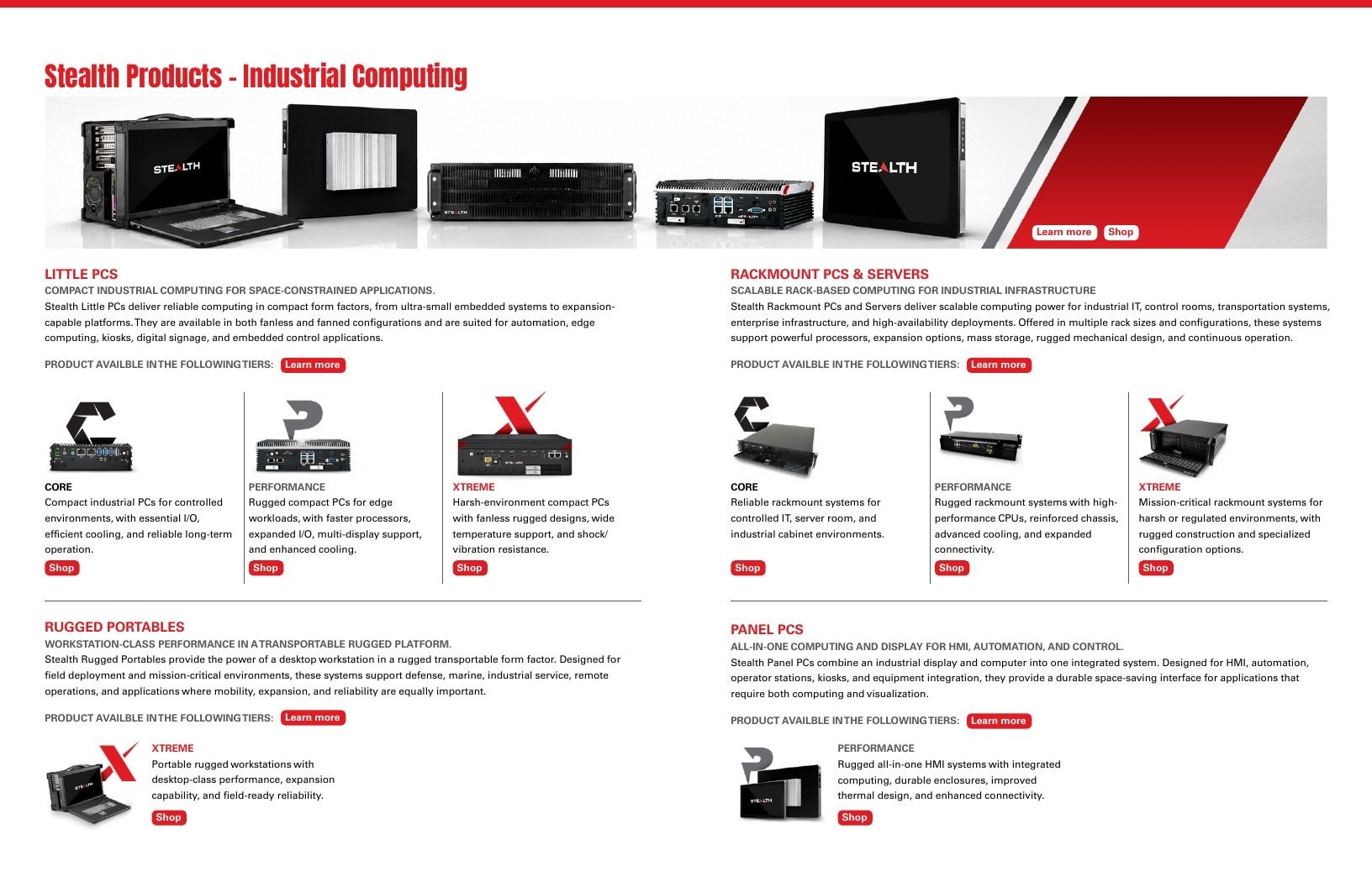 Stealth Industrial Computer Catalog Weekly Ad January 1 - December 31, 2026