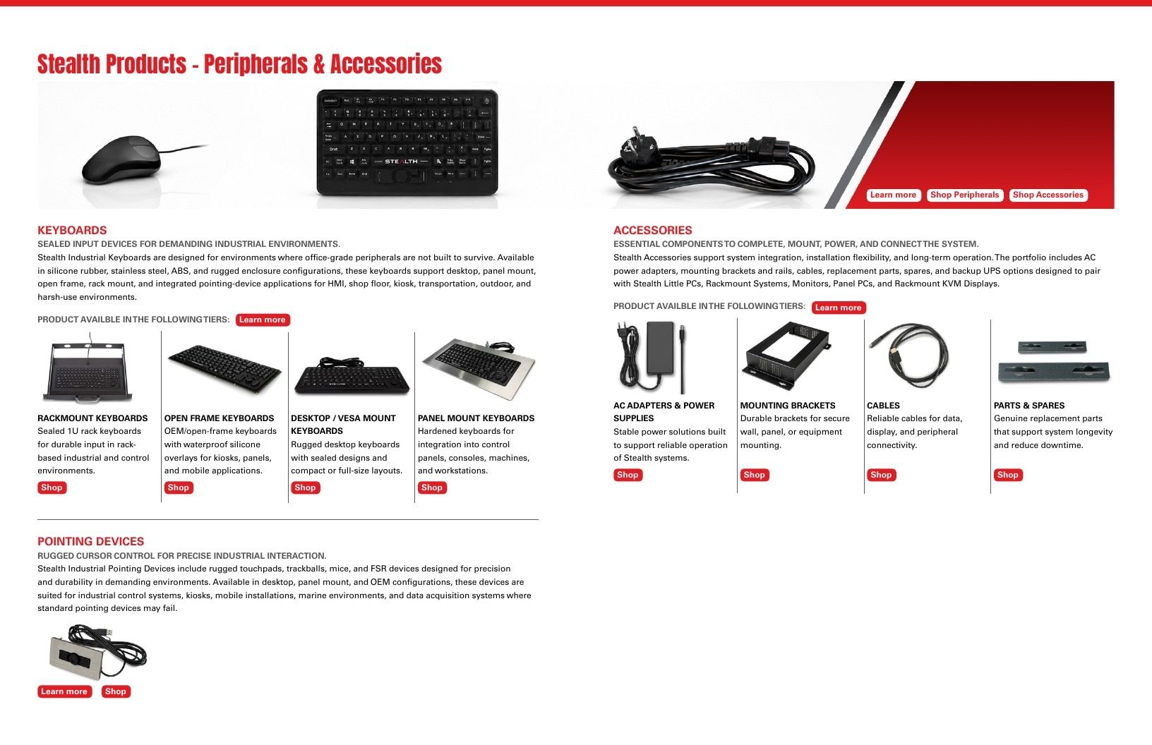 Stealth Industrial Computer Catalog Weekly Ad January 1 - December 31, 2026