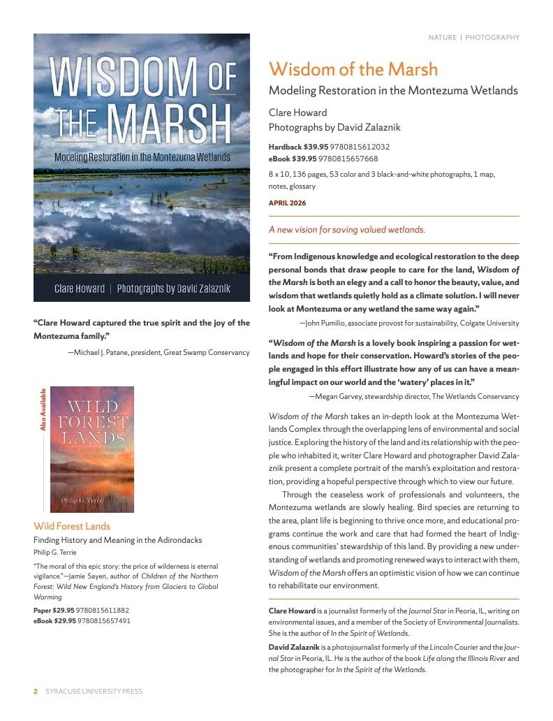 Syracuse University Press Spring Book Catalog Weekly Ad January 1 - December 31, 2026