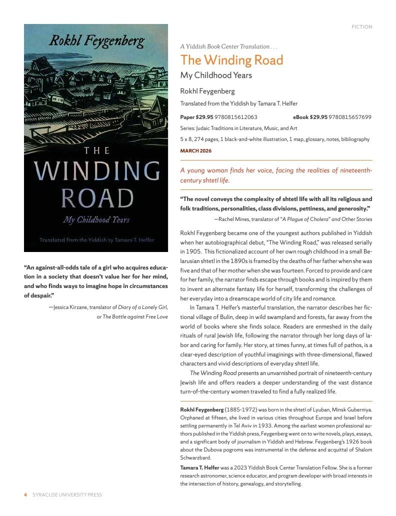 Syracuse University Press Spring Book Catalog Weekly Ad January 1 - December 31, 2026