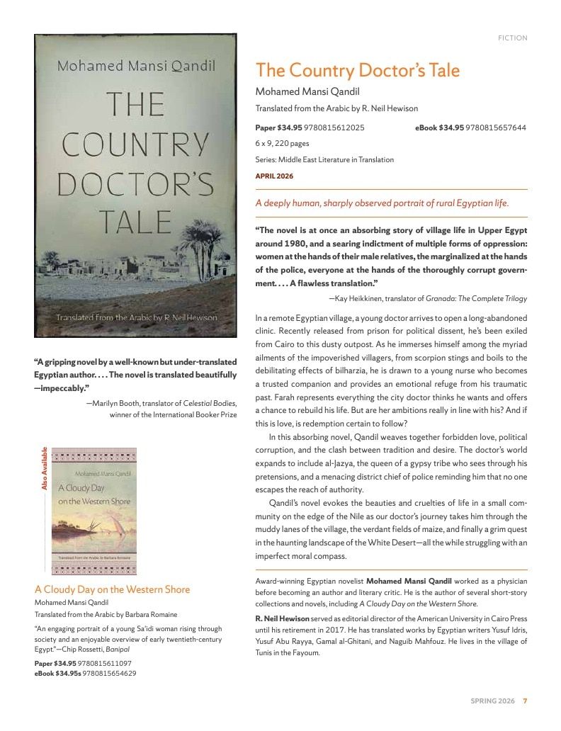 Syracuse University Press Spring Book Catalog Weekly Ad January 1 - December 31, 2026