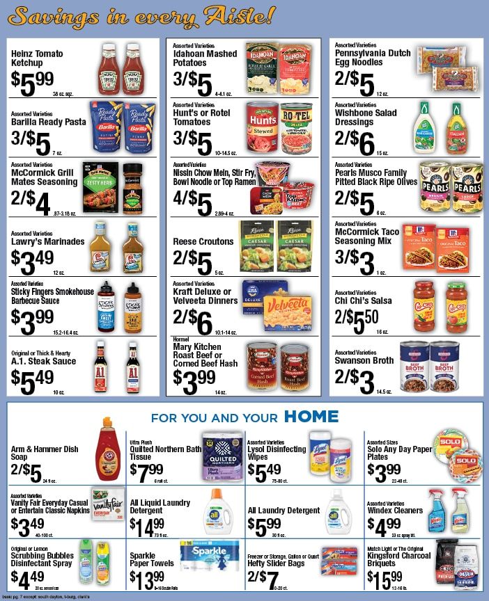 T-Burg Shur Save Weekly Ad August 30 - September 5, 2026