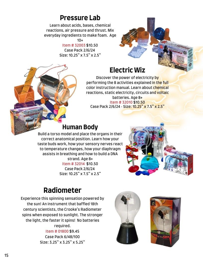 TEDCO Toys Annual Science Toys Catalog Weekly Ad January 1 - December 31, 2026