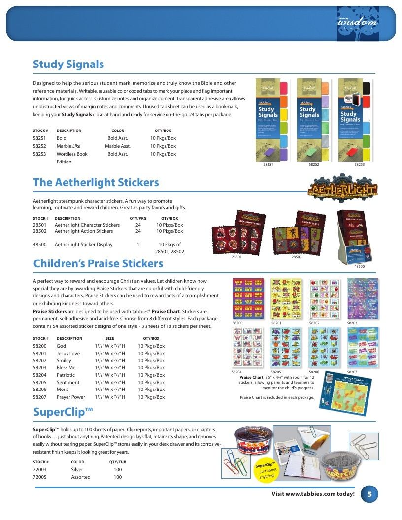 Tabbies Religious Products Catalog Weekly Ad January 1 - December 31, 2026