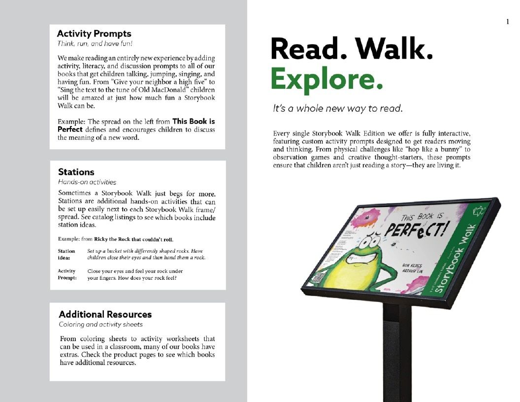 StorybookWalk Outdoor Literacy Catalog Weekly Ad January 1 - December 31, 2026