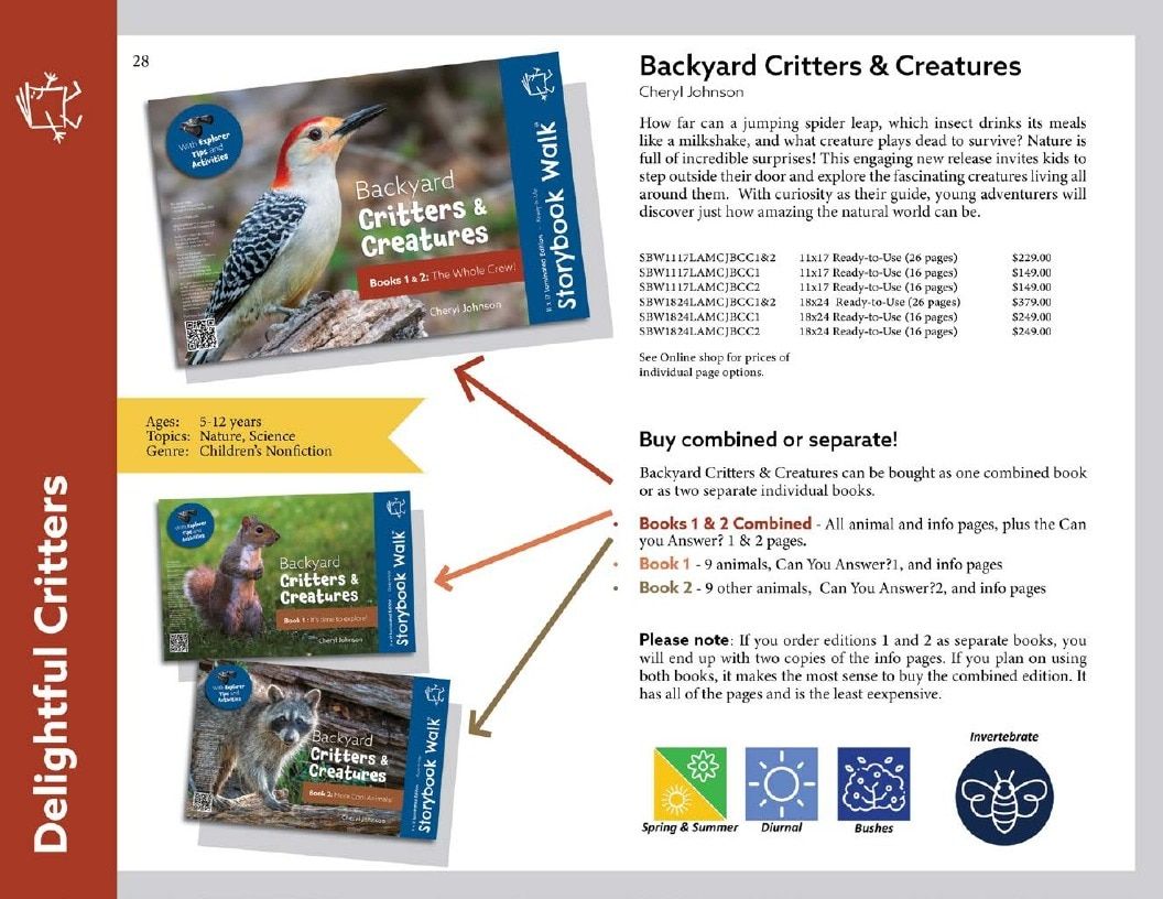 StorybookWalk Outdoor Literacy Catalog Weekly Ad January 1 - December 31, 2026