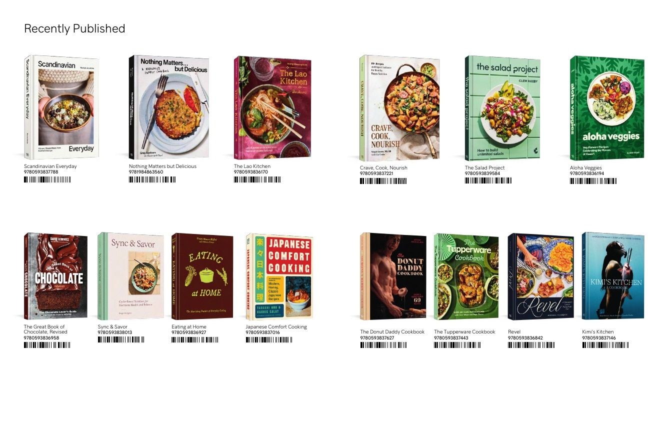 Ten Speed Press Fall Food and Drink Books Catalog Weekly Ad January 1 - December 31, 2026
