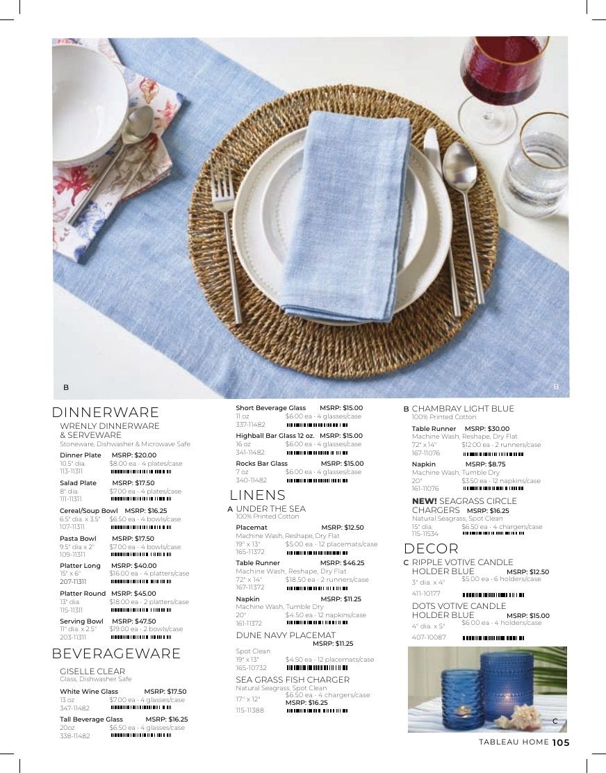 Tableau Everyday Home Catalog Weekly Ad January 1 - December 31, 2026