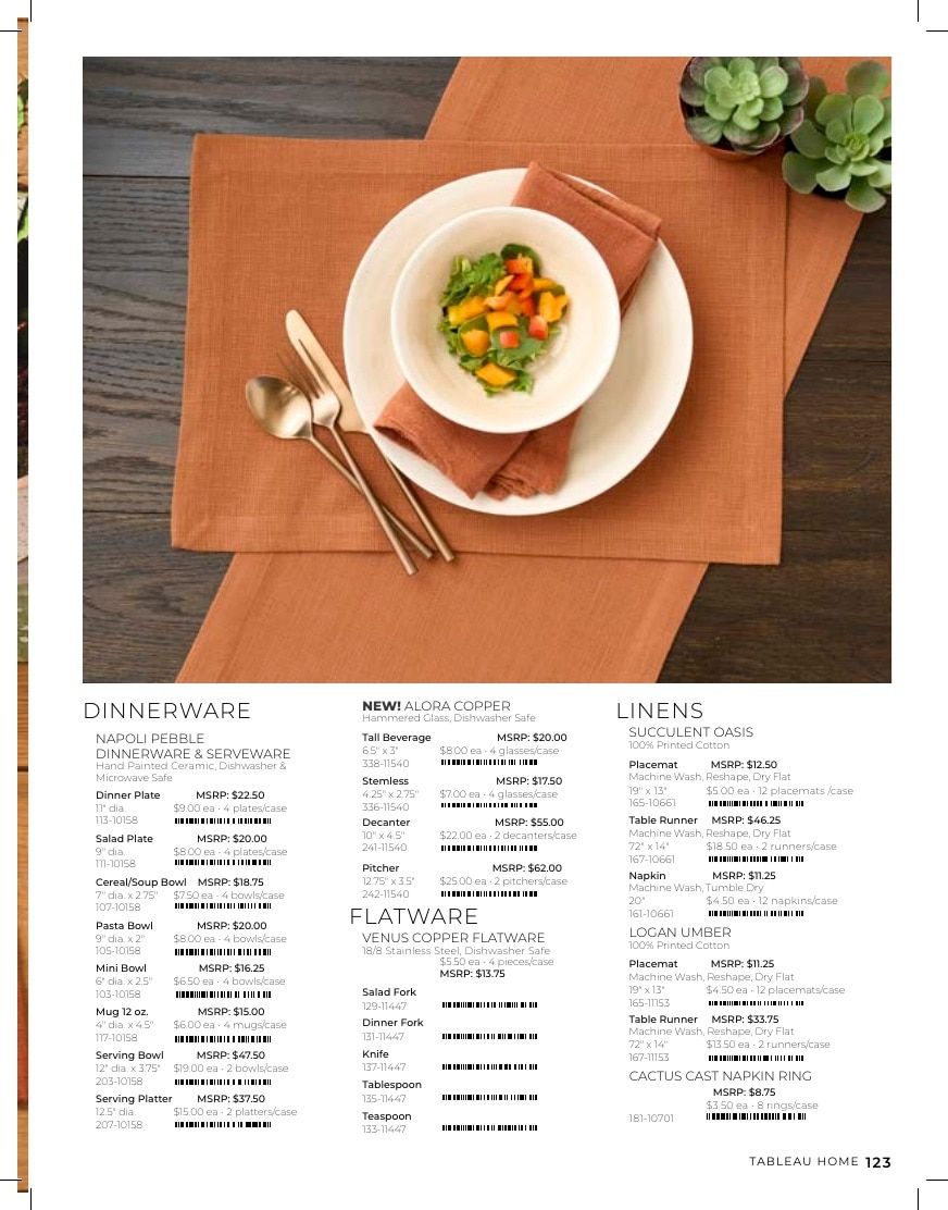 Tableau Everyday Home Catalog Weekly Ad January 1 - December 31, 2026
