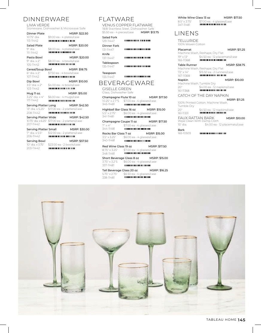Tableau Everyday Home Catalog Weekly Ad January 1 - December 31, 2026