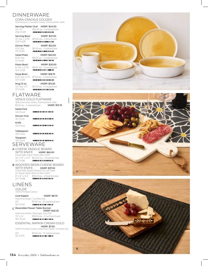 Tableau Everyday Home Catalog Weekly Ad January 1 - December 31, 2026