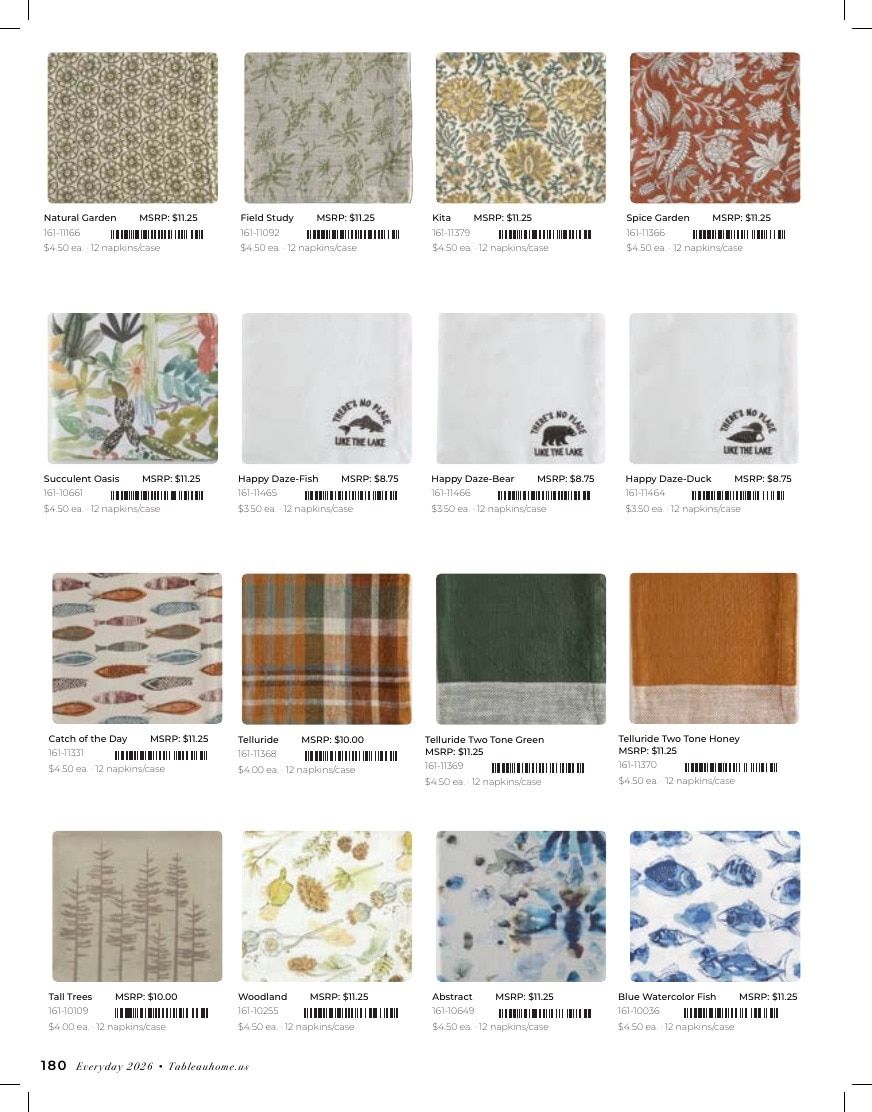 Tableau Everyday Home Catalog Weekly Ad January 1 - December 31, 2026