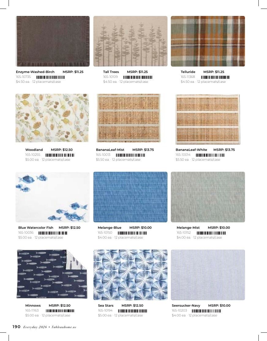 Tableau Everyday Home Catalog Weekly Ad January 1 - December 31, 2026