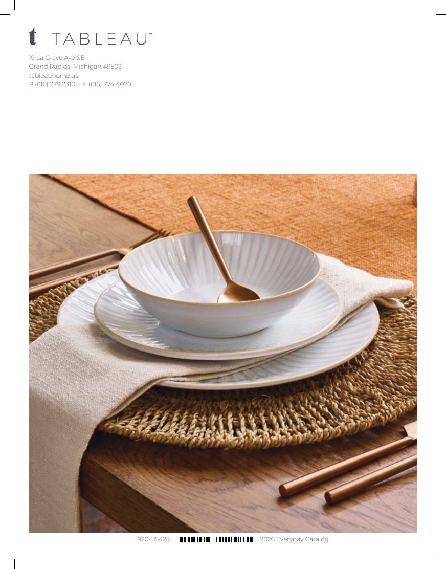 Tableau Everyday Home Catalog Weekly Ad January 1 - December 31, 2026