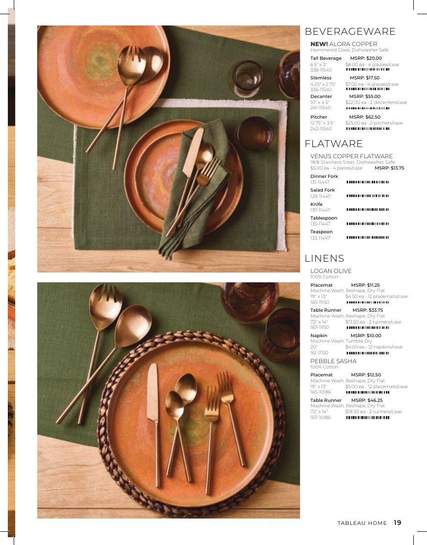 Tableau Everyday Home Catalog Weekly Ad January 1 - December 31, 2026