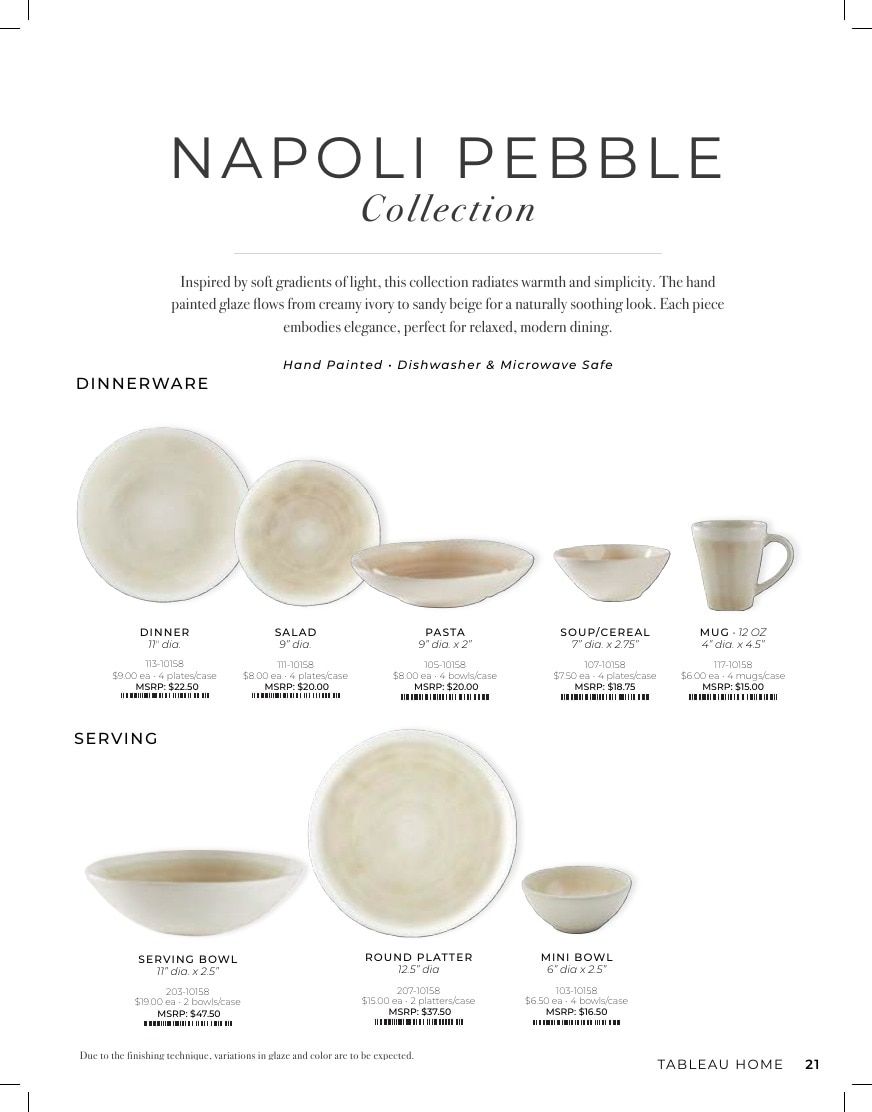 Tableau Everyday Home Catalog Weekly Ad January 1 - December 31, 2026