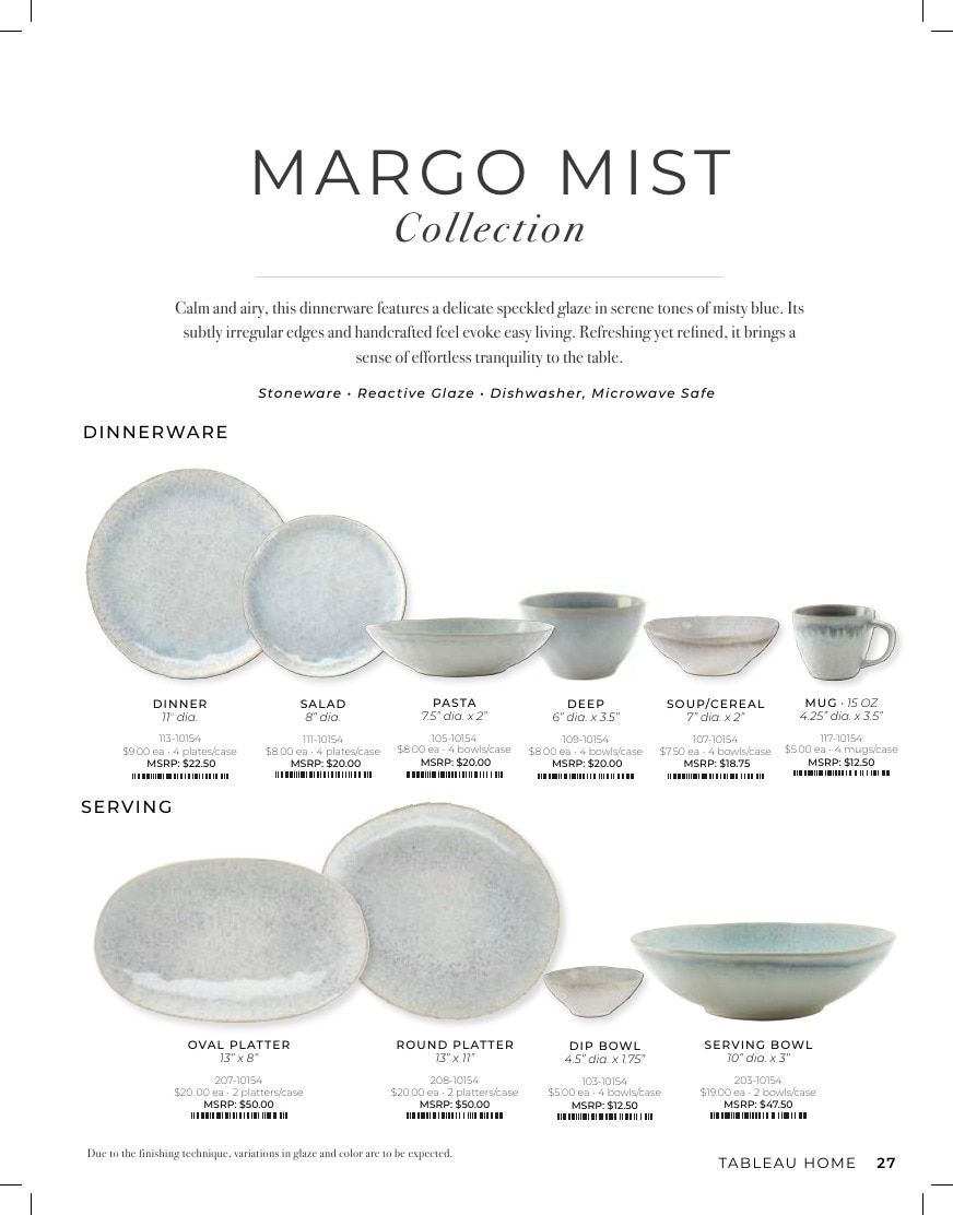 Tableau Everyday Home Catalog Weekly Ad January 1 - December 31, 2026