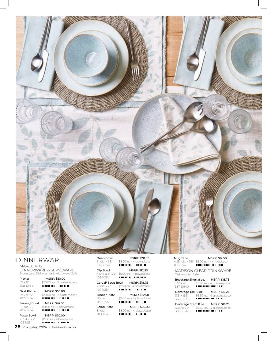 Tableau Everyday Home Catalog Weekly Ad January 1 - December 31, 2026