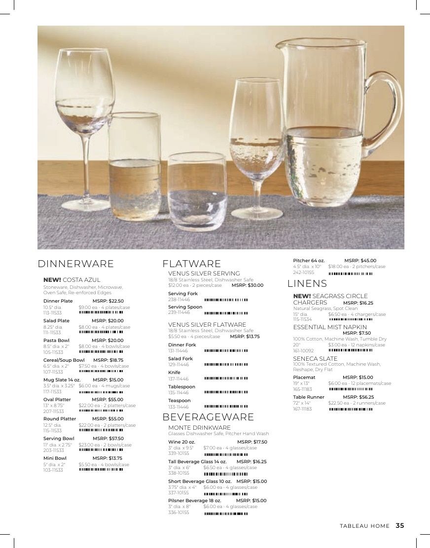 Tableau Everyday Home Catalog Weekly Ad January 1 - December 31, 2026