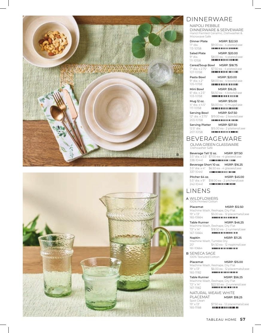 Tableau Everyday Home Catalog Weekly Ad January 1 - December 31, 2026