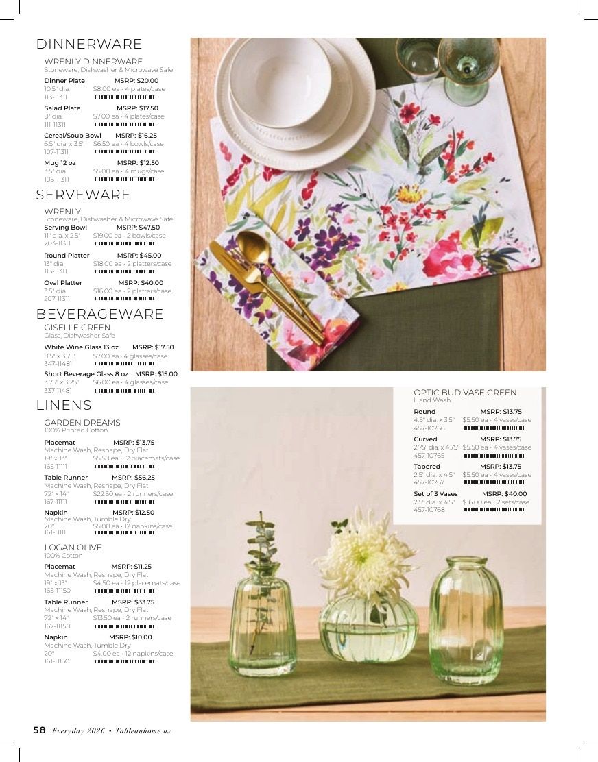 Tableau Everyday Home Catalog Weekly Ad January 1 - December 31, 2026