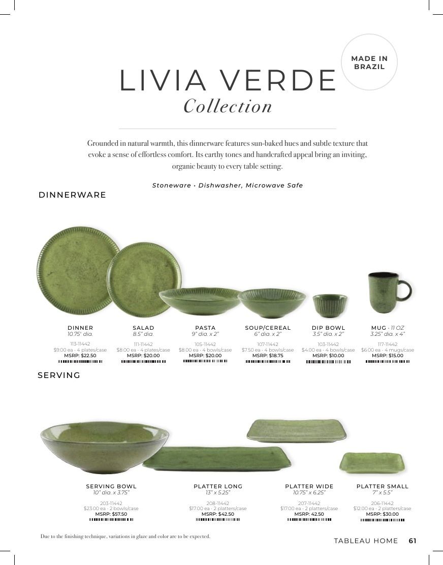 Tableau Everyday Home Catalog Weekly Ad January 1 - December 31, 2026