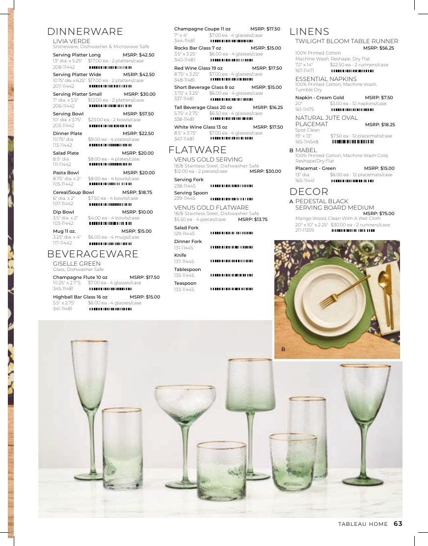 Tableau Everyday Home Catalog Weekly Ad January 1 - December 31, 2026