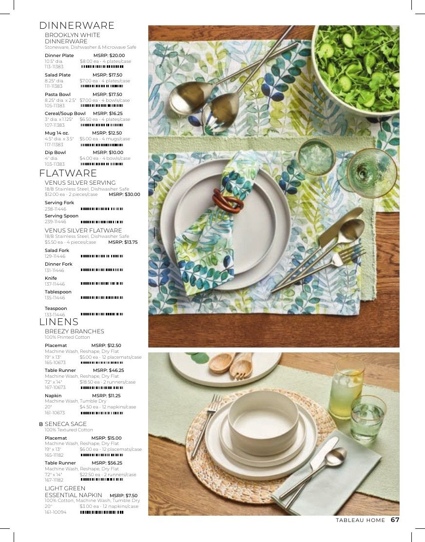 Tableau Everyday Home Catalog Weekly Ad January 1 - December 31, 2026