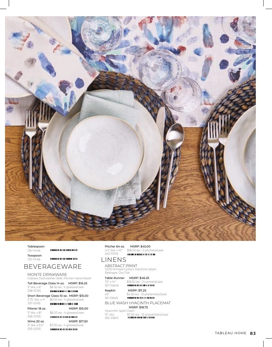Tableau Everyday Home Catalog Weekly Ad January 1 - December 31, 2026