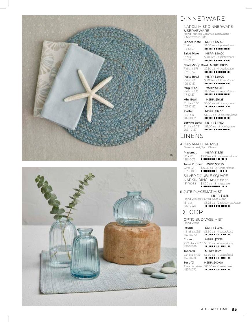 Tableau Everyday Home Catalog Weekly Ad January 1 - December 31, 2026