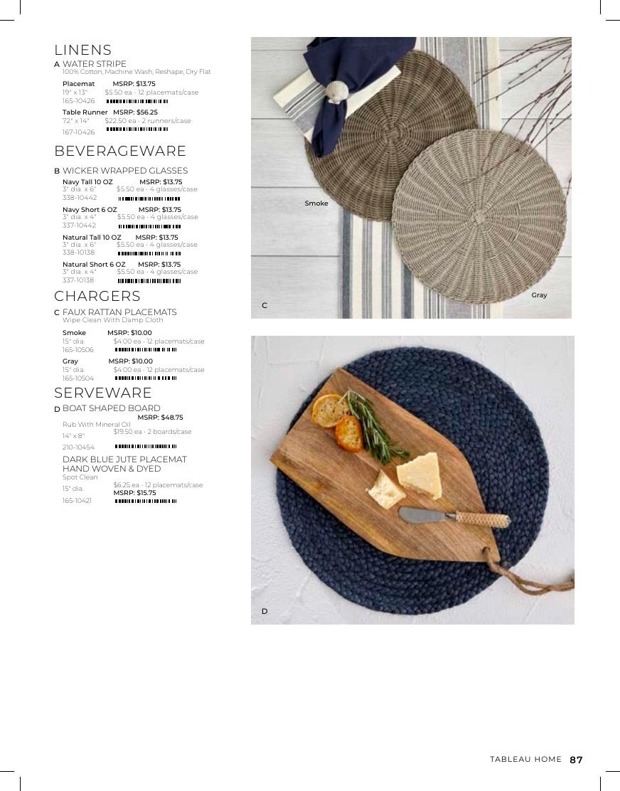 Tableau Everyday Home Catalog Weekly Ad January 1 - December 31, 2026