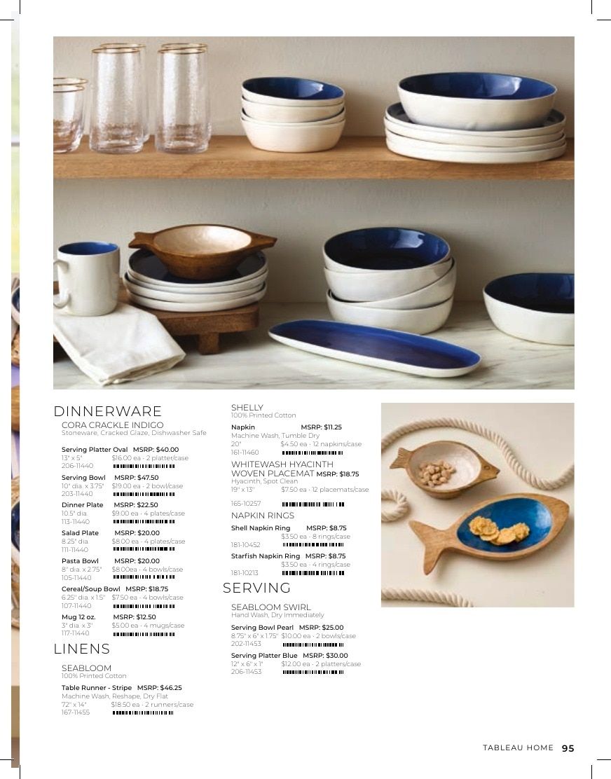 Tableau Everyday Home Catalog Weekly Ad January 1 - December 31, 2026