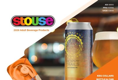 Stouse Adult Beverage Products Catalog Weekly Ad January 1 - December 31, 2026