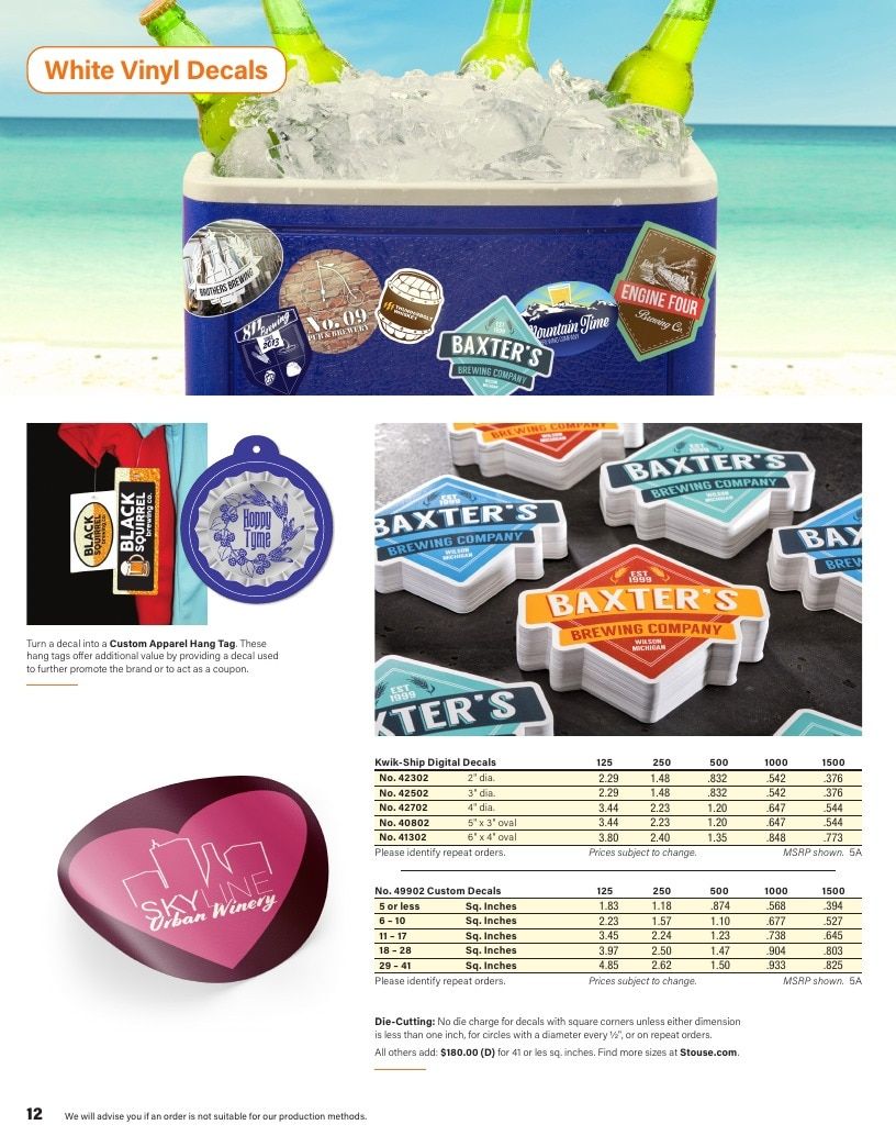 Stouse Adult Beverage Products Catalog Weekly Ad January 1 - December 31, 2026