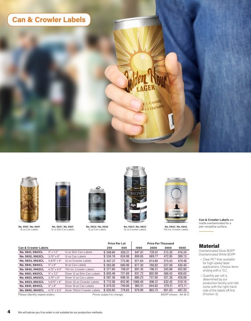 Stouse Adult Beverage Products Catalog Weekly Ad January 1 - December 31, 2026