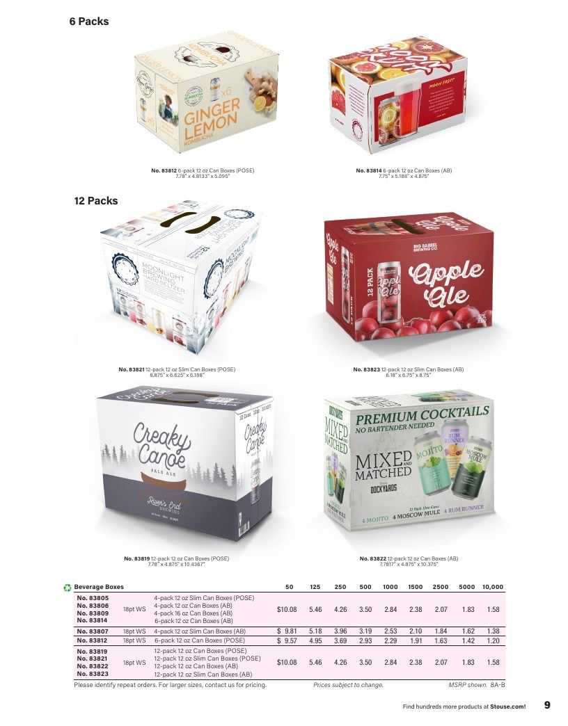 Stouse Adult Beverage Products Catalog Weekly Ad January 1 - December 31, 2026