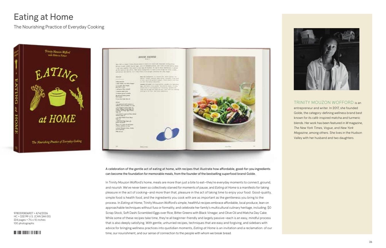 Ten Speed Press Spring Food and Drink Books Catalog Weekly Ad January 1 - December 31, 2026