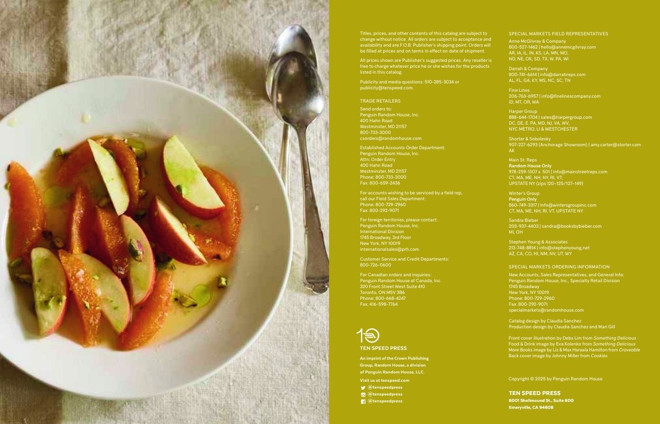 Ten Speed Press Spring Food and Drink Books Catalog Weekly Ad January 1 - December 31, 2026