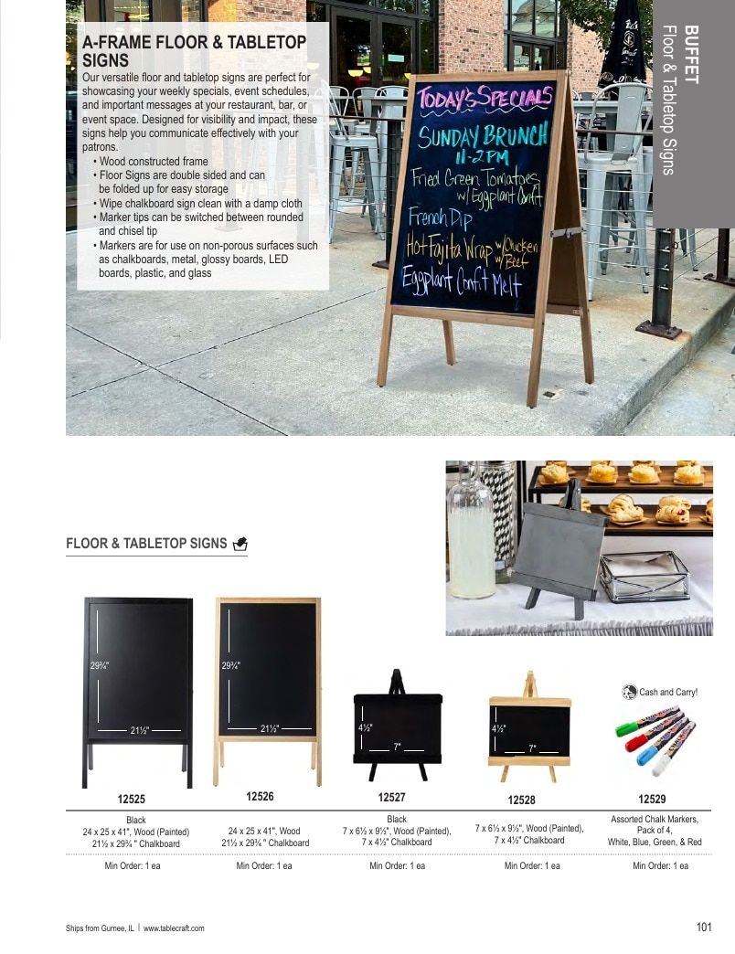 TableCraft Foodservice Products Catalog Weekly Ad January 1 - December 31, 2026
